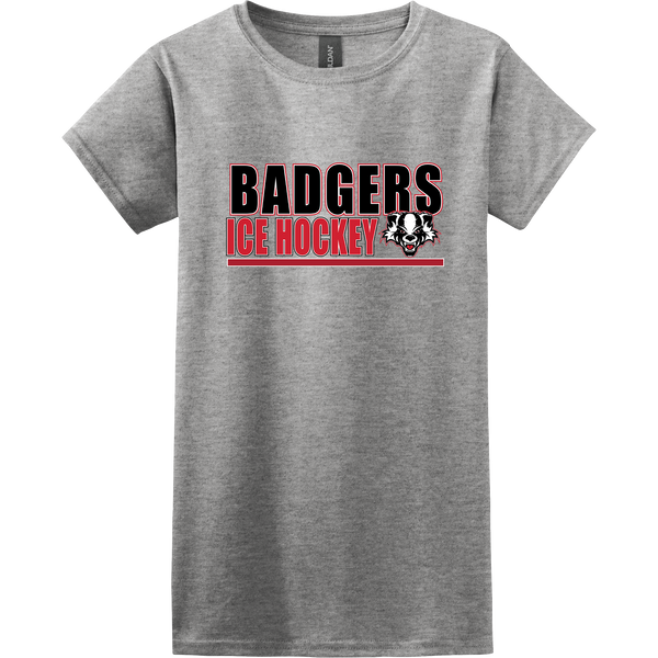 Scary Badgers Softstyle Ladies' T-Shirt