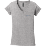 Servbank Softstyle Ladies Fit V-Neck T-Shirt