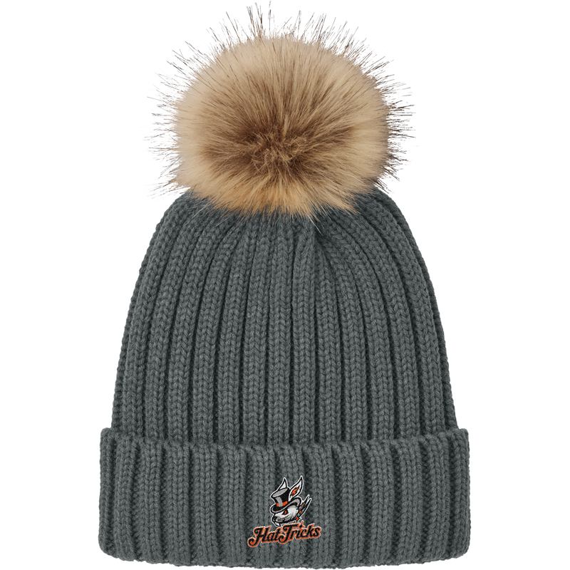 Danbury Hat Tricks Faux Fur Pom Beanie