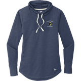 Delaware Jr. Blue Hens New Era Ladies Sueded Cotton Blend Cowl Tee