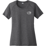 Jr. Herd Ladies PosiCharge Tri-Blend Wicking Scoop Neck Raglan Tee