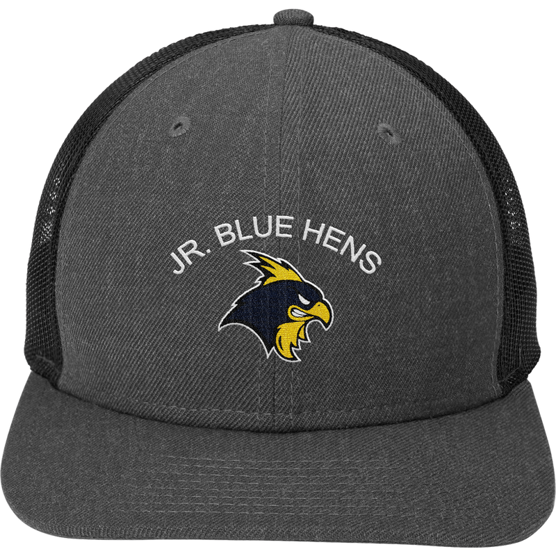 Delaware Jr. Blue Hens New Era Snapback Low Profile Trucker Cap
