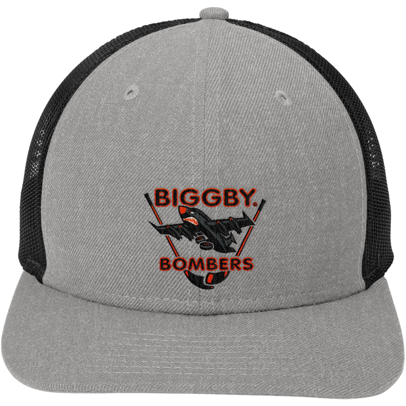 Biggby Bombers New Era Snapback Low Profile Trucker Cap