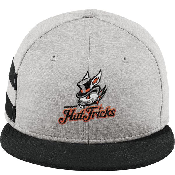 Danbury Hat Tricks New Era Shadow Heather Striped Flat Bill Snapback Cap