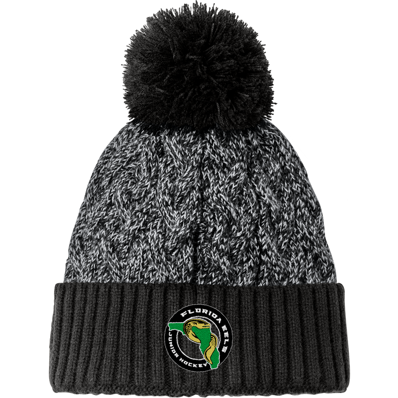 Florida Eels New Era Marled Knit Pom Beanie