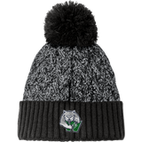 Woodbridge Wolfpack New Era Marled Knit Pom Beanie