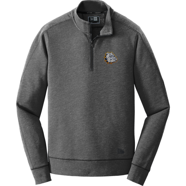 Chelsea Bulldogs New Era Tri-Blend Fleece 1/4-Zip Pullover