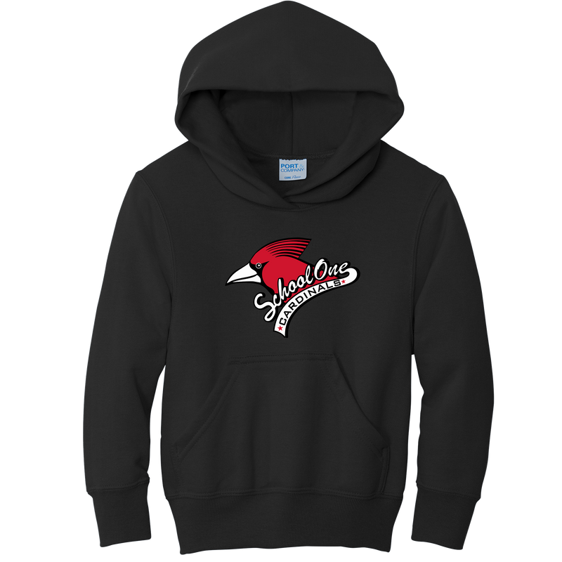 School One Elementary Youth Core Fleece Pullover Hooded Sweatshirt