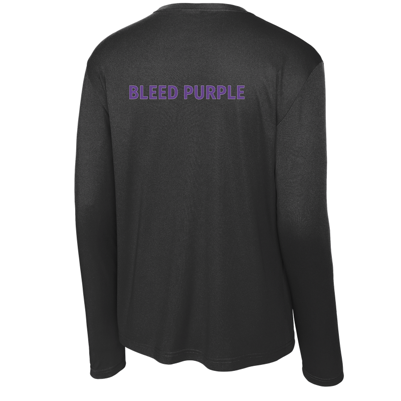 Curry College (Bleed Purple CC) Long Sleeve PosiCharge Competitor Tee
