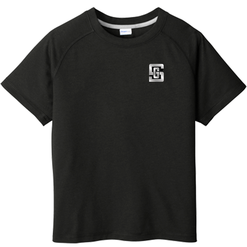 Gregory Schaefer Youth PosiCharge Tri-Blend Wicking Raglan Tee